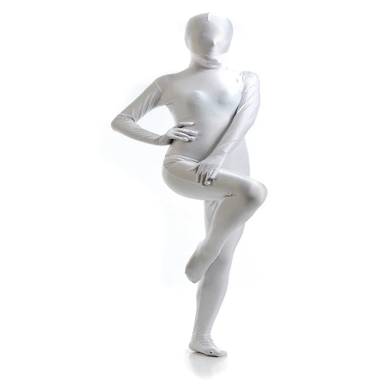 (SCF032) Light Grey Spandex Nylon Fetish Zentai Suit Full Body Unisex Second Skin Transparent Fetish Tights
(SCF032) Light Grey Spandex Nylon Fetish Zentai Suit Full Body Unisex Second Skin Transparent Fetish Tights
