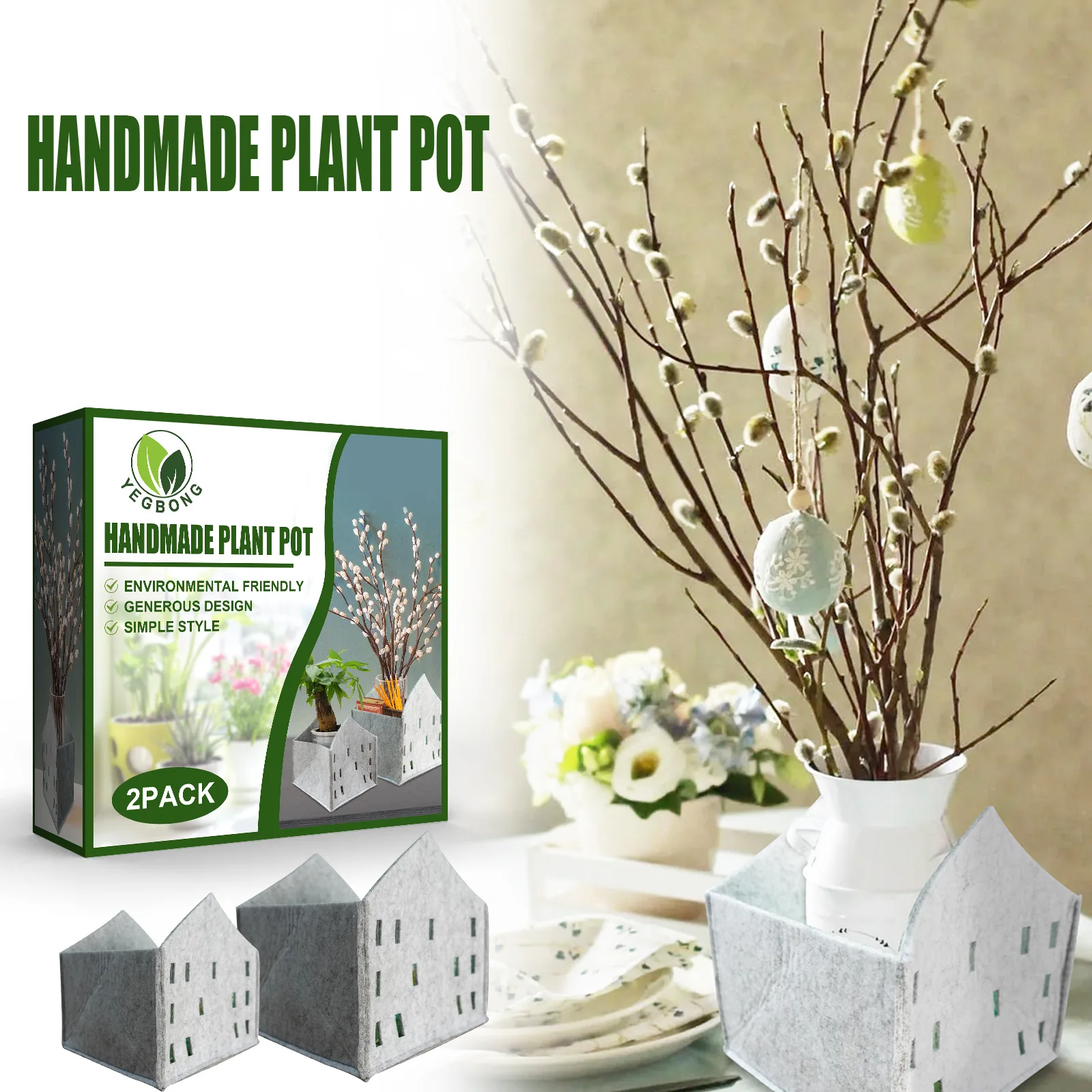 House-Shaped Flower Pot Container Decoration Felt Cloth Creative House Shape Pen Holder Storage Small Potted Decoration Durable
House-Shaped Flower Pot Container Decoration Felt Cloth Creative House Shape Pen Holder Storage Small Potted Decoration Durable