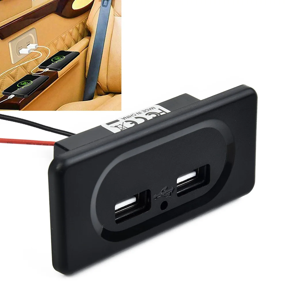 1PC DC5V/3.1A Black Dual-USB Ports Charger Socket For 12V Car Boat Motorhome Caravan 2021 Accessories
1PC DC5V/3.1A Black Dual-USB Ports Charger Socket For 12V Car Boat Motorhome Caravan 2021 Accessories