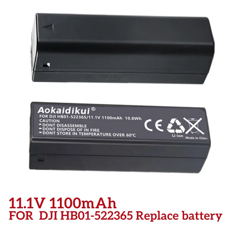 1-5Pack【Upgrade to 1100mAh 】11.1V 1100mAh Replacement Battery for DJI HB01-522365 HB02-542465 DJI Osmo PRO/RAW, Osmo+, Osmo,
1-5Pack【Upgrade to 1100mAh 】11.1V 1100mAh Replacement Battery for DJI HB01-522365 HB02-542465 DJI Osmo PRO/RAW, Osmo+, Osmo,