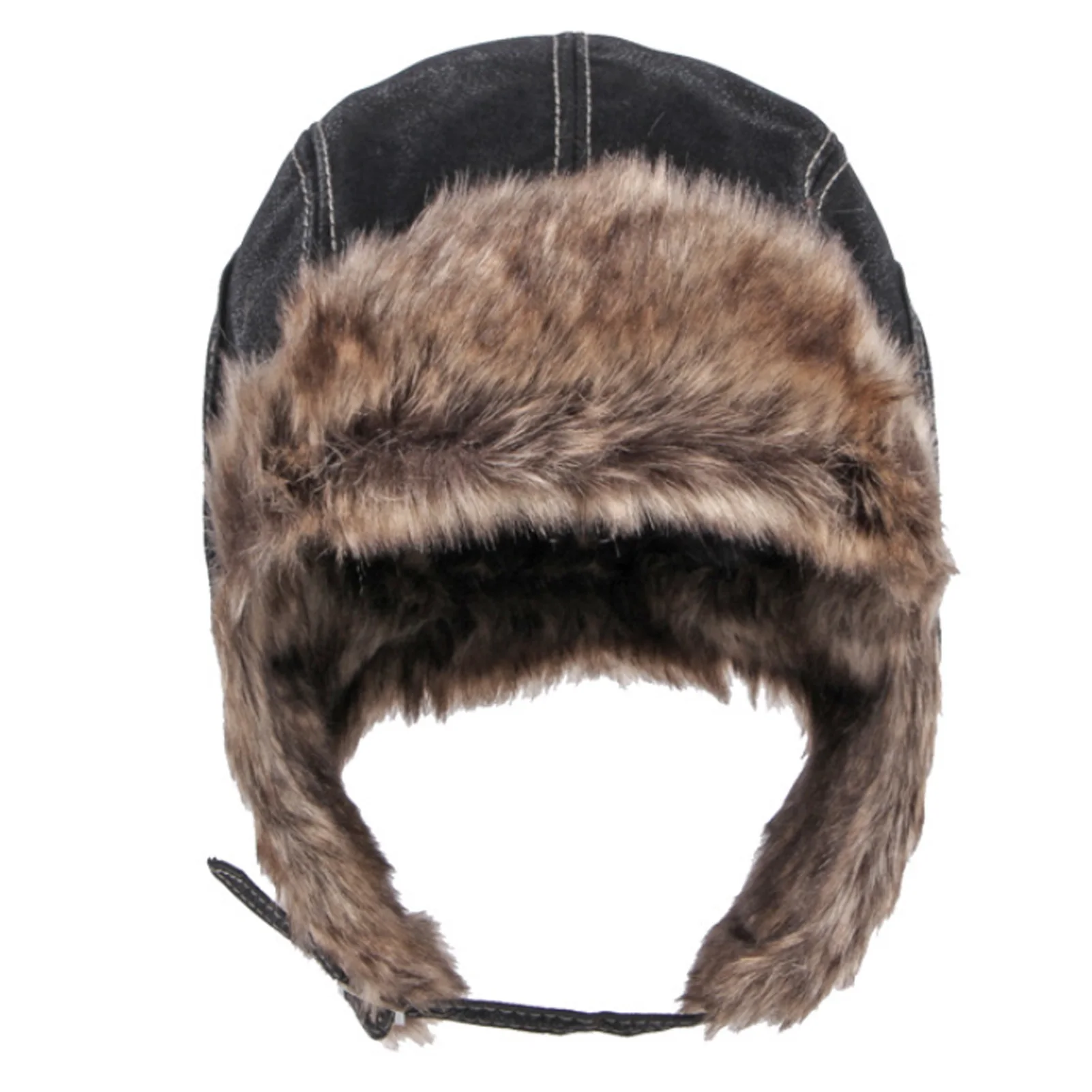 Northeast Winter Hat Warm Faux Fur Windproof Hat with PU Leather for Cold Weather Headcover
Northeast Winter Hat Warm Faux Fur Windproof Hat with PU Leather for Cold Weather Headcover