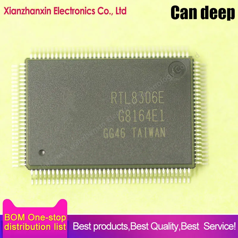 1PCS RTL8306E-CG PQFP-128 RTL8306E Ethernet controller chip