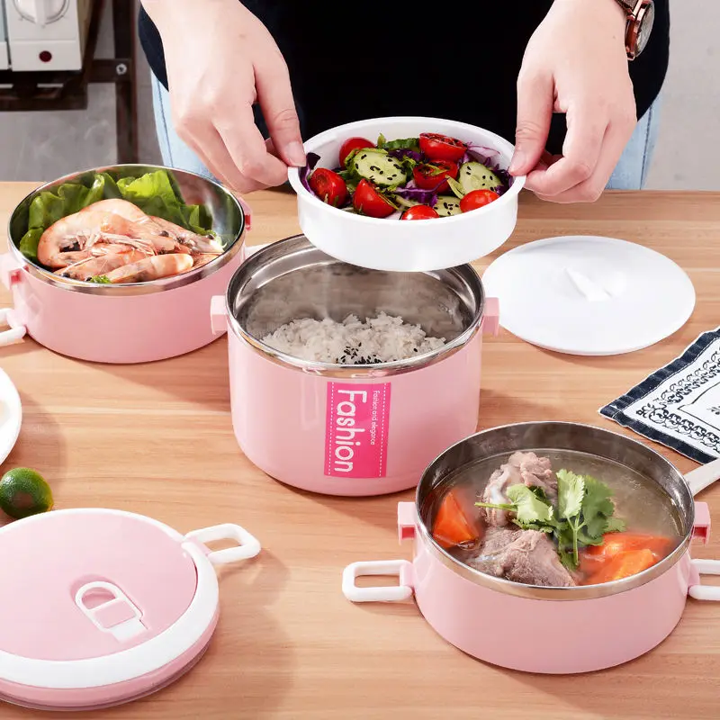 Large Capacity Multi-layer Lunch Box Stainless Steel Thermal Insulation Bento Box Student Microwave Oven Food Storage Container
Large Capacity Multi-layer Lunch Box Stainless Steel Thermal Insulation Bento Box Student Microwave Oven Food Storage Container