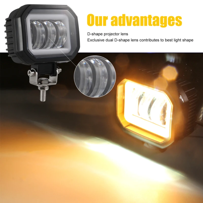 3.5Inch 12-30V 30W Motorcycle Spotlights Square LED Work Light Bar Spot Pods Driving Fog Off Road 4WD Motocycle Truck Driving
3.5Inch 12-30V 30W Motorcycle Spotlights Square LED Work Light Bar Spot Pods Driving Fog Off Road 4WD Motocycle Truck Driving