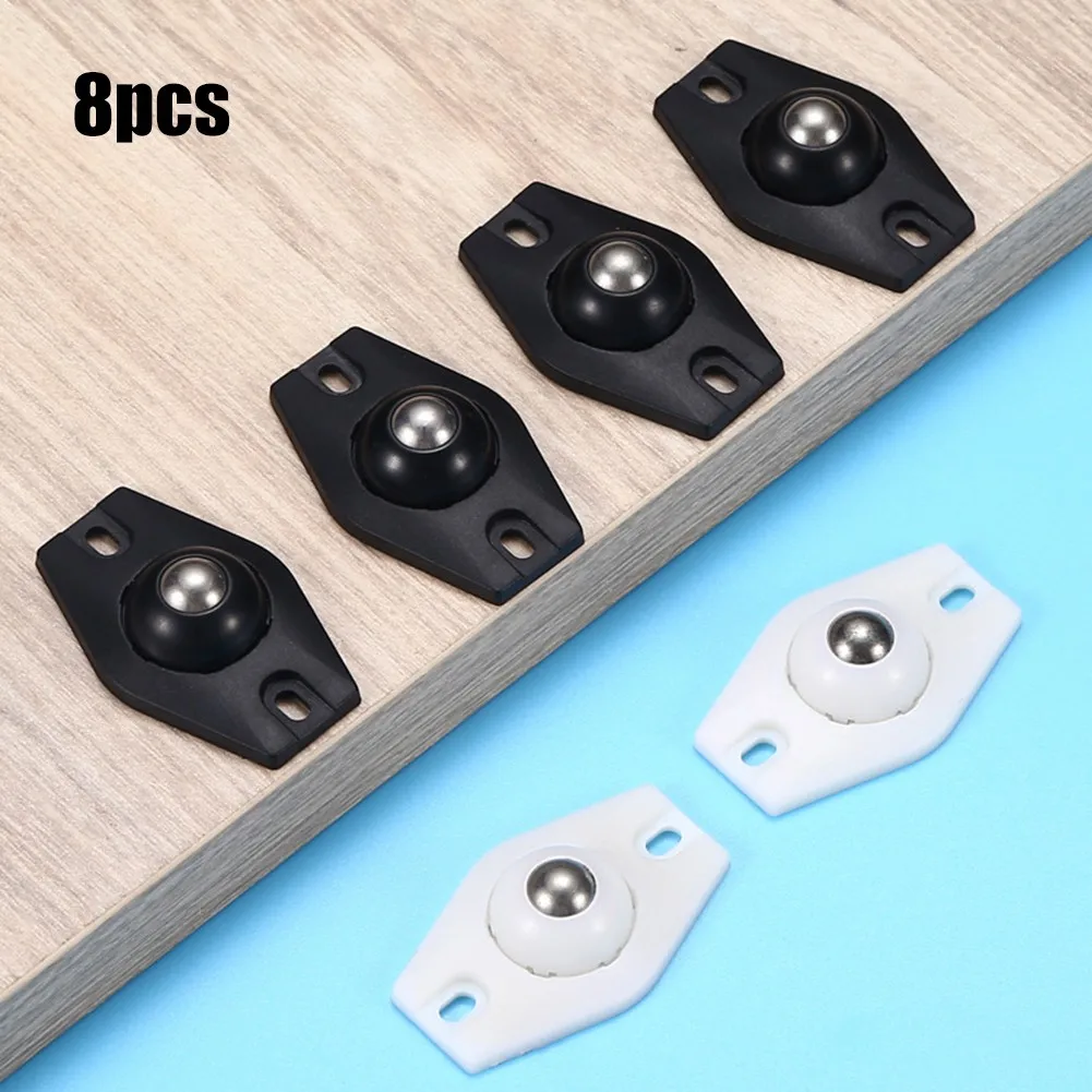 White/Black Casters Wheels 360 Degree Rotation 8 Pcs/set Drawer Swivel Caster Furniture Pulley Rollers Paste Pulley
White/Black Casters Wheels 360 Degree Rotation 8 Pcs/set Drawer Swivel Caster Furniture Pulley Rollers Paste Pulley