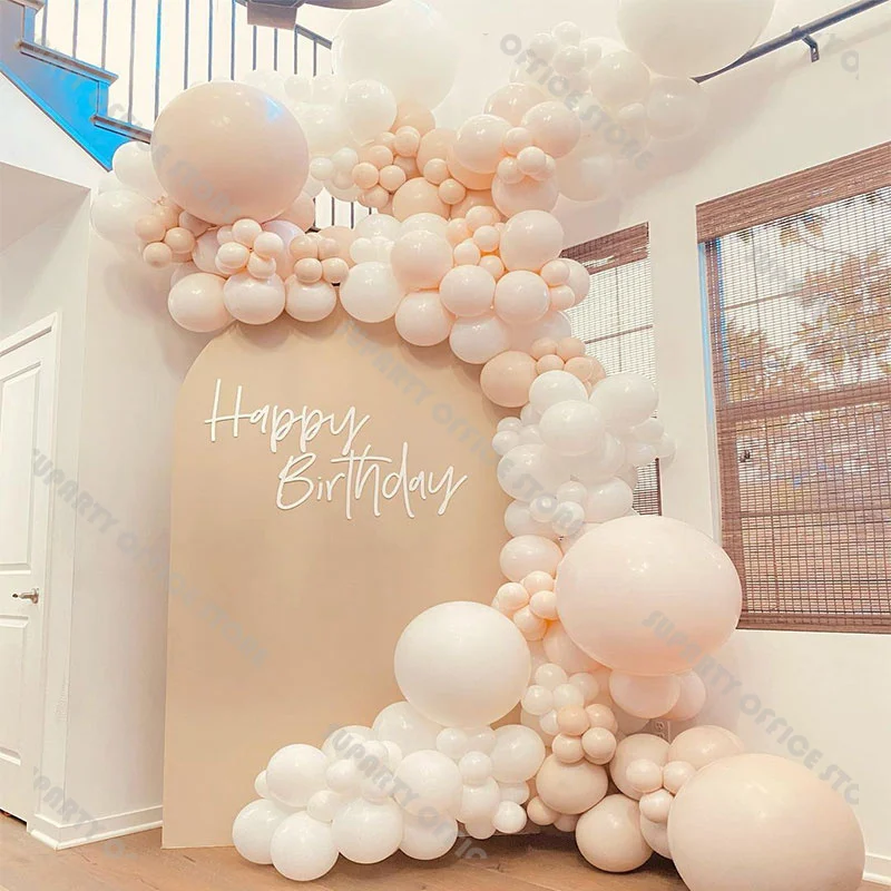 186pcs Peach Pink Balloon Garland Kit Doubled Cream Peach Beige Balloon Arch Baby Shower Peach Birthday Decor Balloons Backdrop
186pcs Peach Pink Balloon Garland Kit Doubled Cream Peach Beige Balloon Arch Baby Shower Peach Birthday Decor Balloons Backdrop