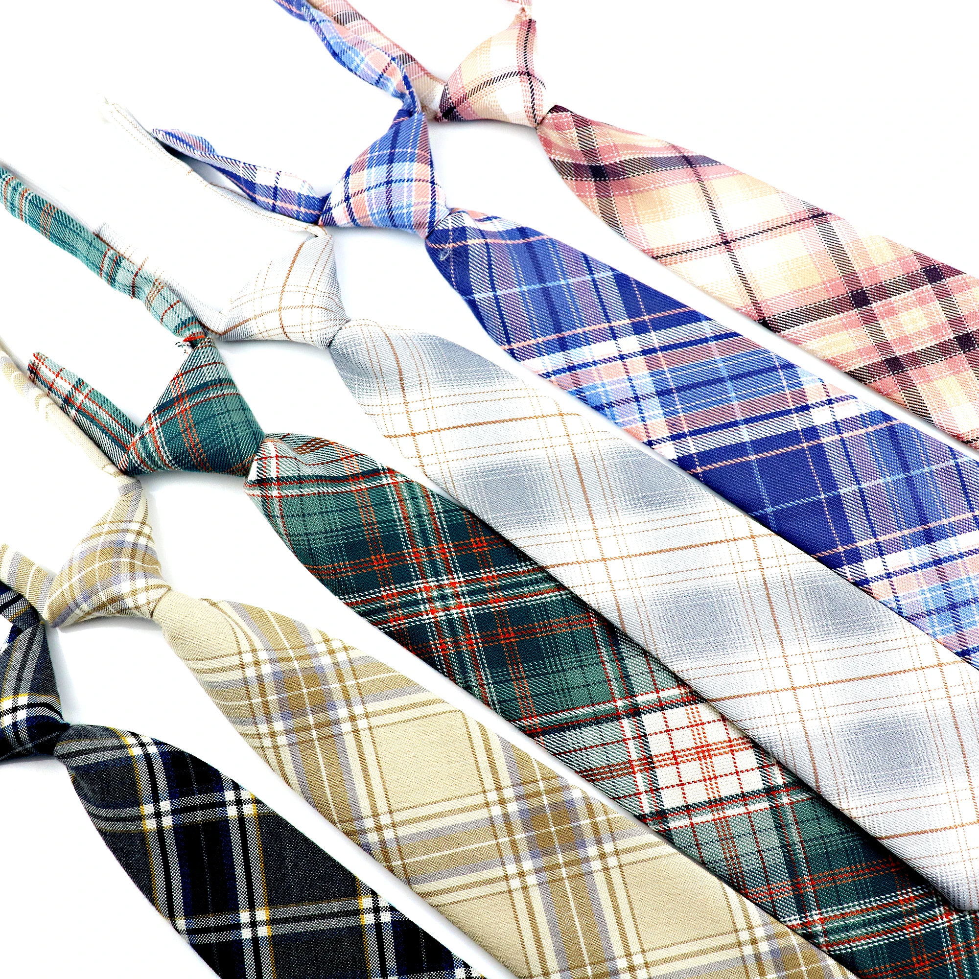 Brand New Sunny JK Ties 7cm Width Cotton Plaid Women Lazy Tie College Girls Japanese Style Clip Zipper Necktie For Men Accessory
Brand New Sunny JK Ties 7cm Width Cotton Plaid Women Lazy Tie College Girls Japanese Style Clip Zipper Necktie For Men Accessory