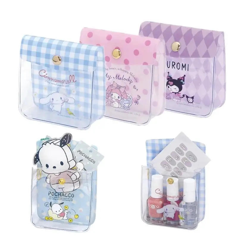 Kawaii Kuromi My Melody Cinnamoroll ПВХ прозрачная косметичка аниме Sanrio девушка сердце Милая монетница кошелек мультяшный брелок
Kawaii Kuromi My Melody Cinnamoroll ПВХ прозрачная косметичка аниме Sanrio девушка сердце Милая монетница кошелек мультяшный брелок