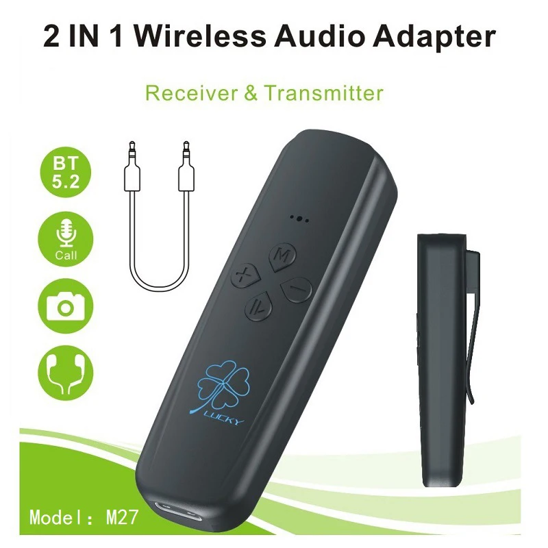 1PC 5.2 Bluetooth transmitter receiver typec power supply on-board Bluetooth stick TV computer projector audio transmission
1PC 5.2 Bluetooth transmitter receiver typec power supply on-board Bluetooth stick TV computer projector audio transmission