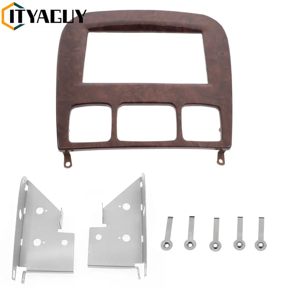 Double Din DVD Audio Dash kit Facia Stereo Trim Frame Panel Fascia for BENZ S class W220 (wooden)1998-2005
Double Din DVD Audio Dash kit Facia Stereo Trim Frame Panel Fascia for BENZ S class W220 (wooden)1998-2005