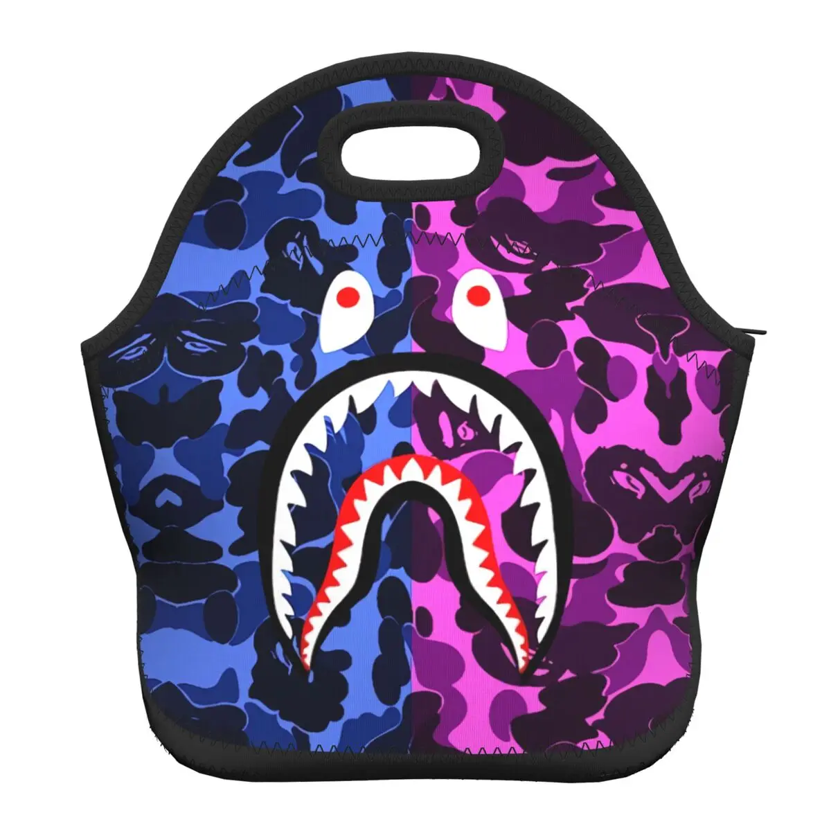 Bape Shark Resuable Neoprene Lunch Box for Women Geometric Pattern Thermal Cooler Food Insulated Lunch Bag Kids School Children
Bape Shark Resuable Neoprene Lunch Box for Women Geometric Pattern Thermal Cooler Food Insulated Lunch Bag Kids School Children