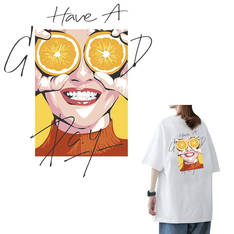 TuQiang Cartoon Girl Patches on Clothes DIY Washable Woman T-Shirt Thermo Adhesive Stickers Iron-on Transfer for Clothing
TuQiang Cartoon Girl Patches on Clothes DIY Washable Woman T-Shirt Thermo Adhesive Stickers Iron-on Transfer for Clothing