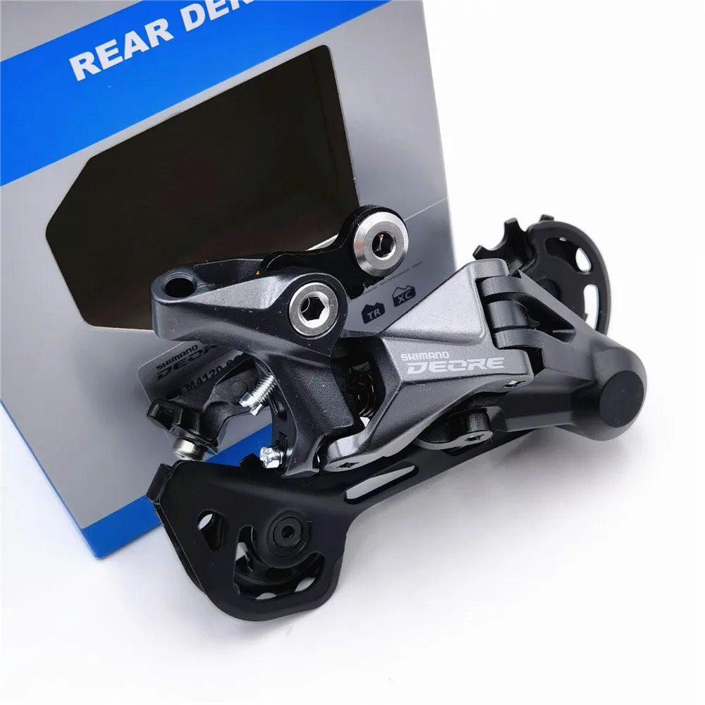 Задний переключатель передач Shimano DEORE RD-M4120-SGS MTB 2x1 0/11 скорости для горного велосипеда
Задний переключатель передач Shimano DEORE RD-M4120-SGS MTB 2x1 0/11 скорости для горного велосипеда