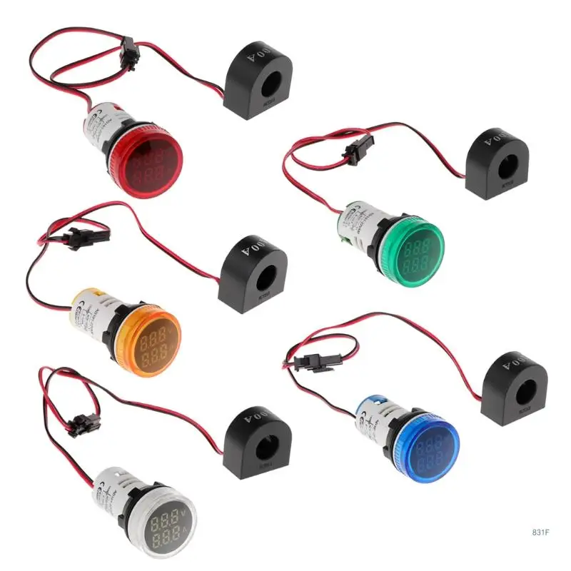 Digital Voltmeter Ammeter 22mm Round 50-500V 0-100A Automotive Parts Electrical Components Durable Replaceable
Digital Voltmeter Ammeter 22mm Round 50-500V 0-100A Automotive Parts Electrical Components Durable Replaceable