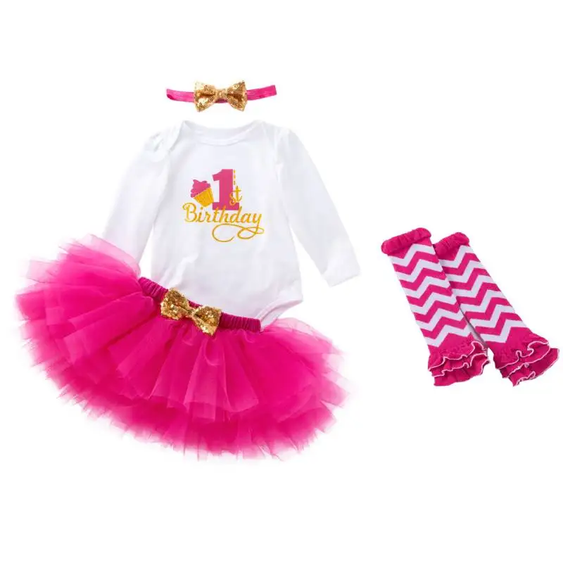 

1 Year Toddler Kids Baby Girls Birthday Princess Outfits 1st Frist Birthday Tutu Skirt Summer Dresses Set Vestido Infantil