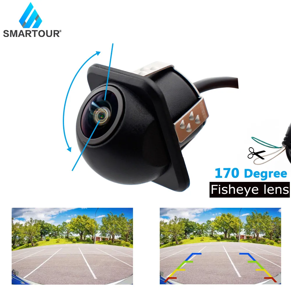 SMARTOUR Car Reverse Camera HD Night Vision Wide Angle Rear View Parking Camera Waterproof CCD Auto Backup Monitor Color Image
SMARTOUR Car Reverse Camera HD Night Vision Wide Angle Rear View Parking Camera Waterproof CCD Auto Backup Monitor Color Image