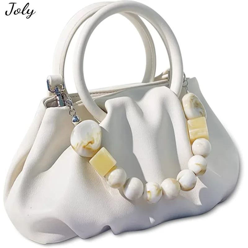 Clutch Purse Shoulder Dumpling Fashionable Fold Cloud Pouch top-handle Evening Handbags with Strap Pendant Mini Purses for Women
Clutch Purse Shoulder Dumpling Fashionable Fold Cloud Pouch top-handle Evening Handbags with Strap Pendant Mini Purses for Women