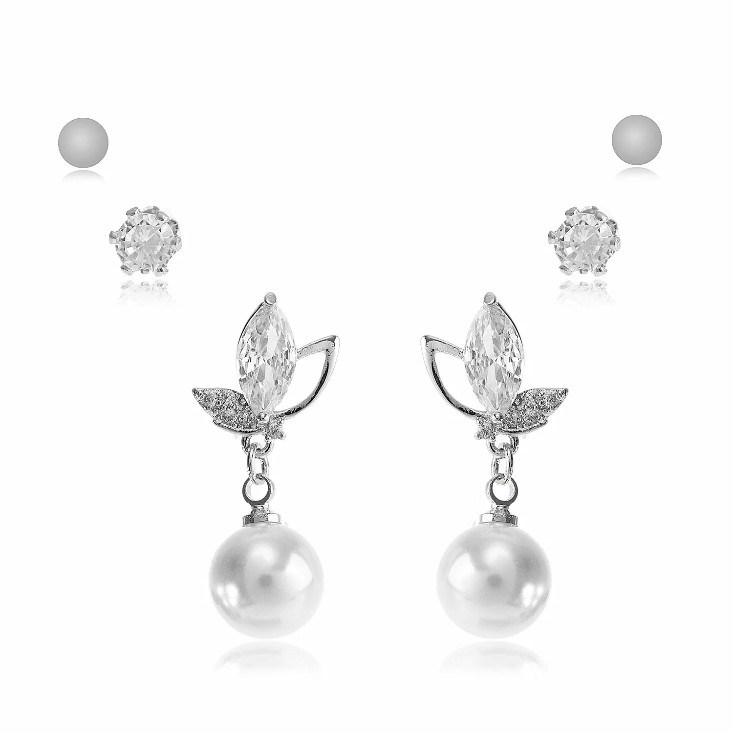 3Pair 925 Silver Stud Earrings Women Butterfly Pearl Ear korean Studs Earrings For Women Tragus Cartilage Piercing Jewelry set
3Pair 925 Silver Stud Earrings Women Butterfly Pearl Ear korean Studs Earrings For Women Tragus Cartilage Piercing Jewelry set