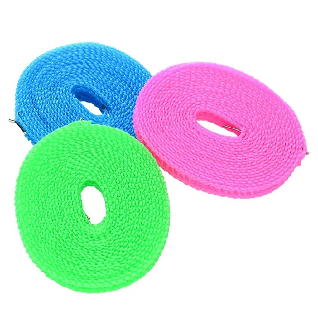 3/5 Meter Long Outdoor Clothesline Nylon Non-slip Laundry Line Rope Travel Business Clothes Cord Color Random
3/5 Meter Long Outdoor Clothesline Nylon Non-slip Laundry Line Rope Travel Business Clothes Cord Color Random
