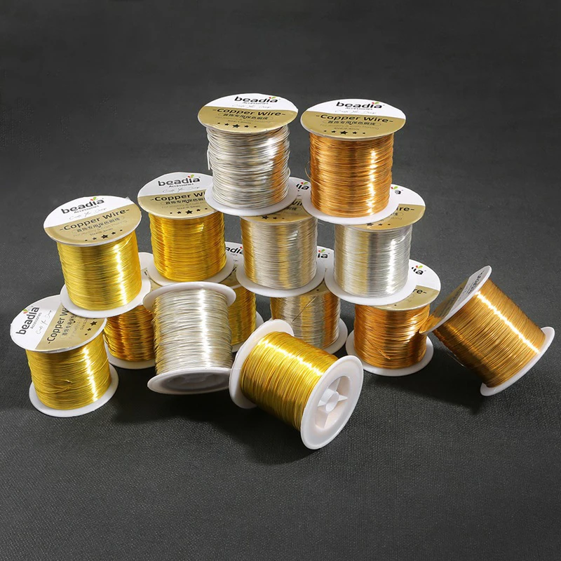 Colorfast Solid Copper Wire Tarnish-Resistant Beading Wire DIY Craft Jewelry Making Accessories 0.3mm To 1mm about 260 Gram
Colorfast Solid Copper Wire Tarnish-Resistant Beading Wire DIY Craft Jewelry Making Accessories 0.3mm To 1mm about 260 Gram