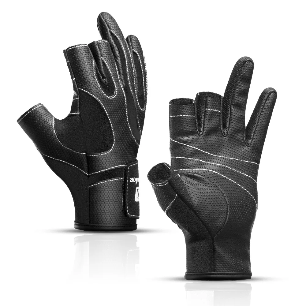 Fishing Gloves High-quality Fabrics Comfort Anti-Slip Three Figner Outdoor Cycling Sport Fingerless Gloves Women Men 1 Pair
Fishing Gloves High-quality Fabrics Comfort Anti-Slip Three Figner Outdoor Cycling Sport Fingerless Gloves Women Men 1 Pair