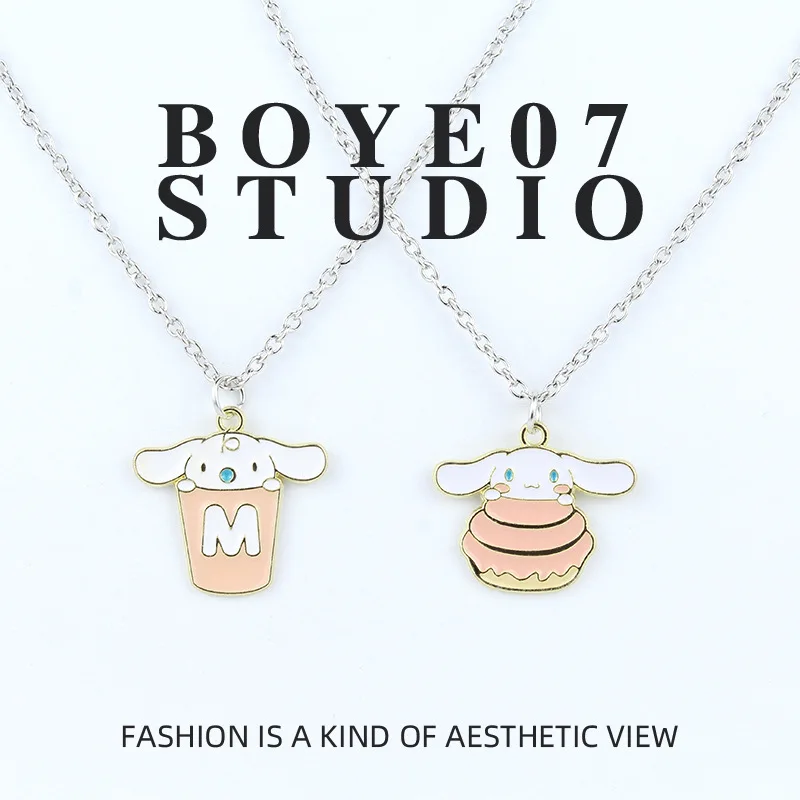 Sanrio Cute Cartoon Necklace Cinnamoroll Anime Creative Jewelry Girl Necklace Couple Girlfriends Necklace Gift for Girls Anime
Sanrio Cute Cartoon Necklace Cinnamoroll Anime Creative Jewelry Girl Necklace Couple Girlfriends Necklace Gift for Girls Anime