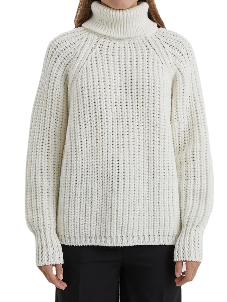White Turtleneck Sweater Women Knitted Top Autumn Winter Casual Long Sleeve Loose Thick Pullover Lady Vintage Khaki Warm Sweater
White Turtleneck Sweater Women Knitted Top Autumn Winter Casual Long Sleeve Loose Thick Pullover Lady Vintage Khaki Warm Sweater