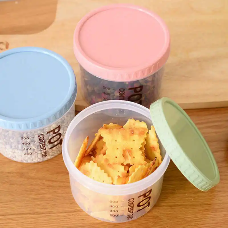 Storage Jars Plastic Material Stackable Transparent Body Large Capacity Rotatable Sealing Cover Airtight Jars with Lids hot
Storage Jars Plastic Material Stackable Transparent Body Large Capacity Rotatable Sealing Cover Airtight Jars with Lids hot