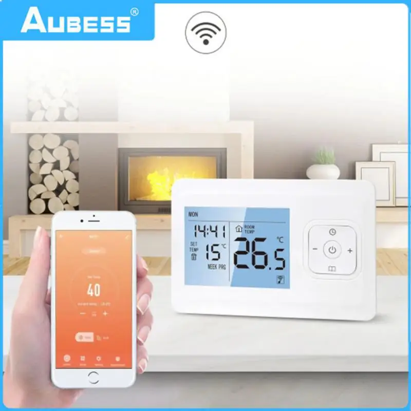 Wall-mounted Boiler Switch Programmable Wireless Water And Floor Heating Thermostat Tuya Smart Thermostat Wifi Voice Control 3a
Wall-mounted Boiler Switch Programmable Wireless Water And Floor Heating Thermostat Tuya Smart Thermostat Wifi Voice Control 3a