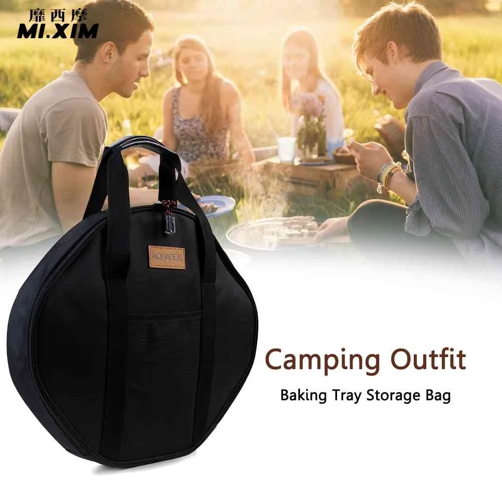 Grill Pan Bag 600D Oxford Cookware Storage Bag Portable with Handle Wear-resistant Outdoor BBQ Tool Beach Picnic BBQ Accessories
Grill Pan Bag 600D Oxford Cookware Storage Bag Portable with Handle Wear-resistant Outdoor BBQ Tool Beach Picnic BBQ Accessories