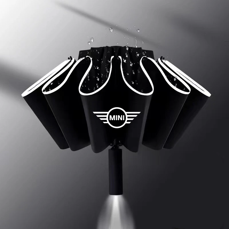 Automatic Umbrella With Reflective Strip Rain Wind Resistant Led Light Umbrella For MINI Cooper Clubman R55 R56 R57 R58 R59 F54
Automatic Umbrella With Reflective Strip Rain Wind Resistant Led Light Umbrella For MINI Cooper Clubman R55 R56 R57 R58 R59 F54