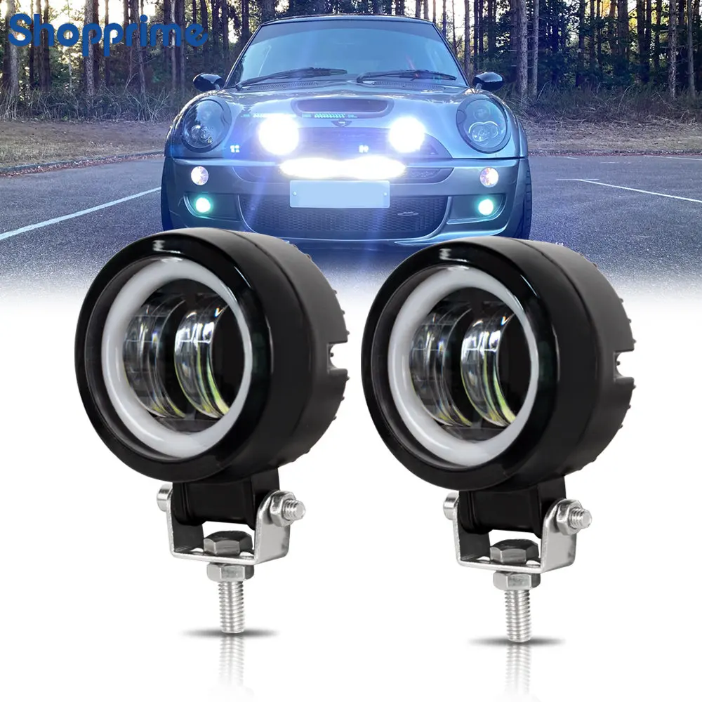 3 inch 7D Lens Square LED Work Light Angel Eyes Spotlights fog lights additionl lamp for Motorcycle Offroad Truck ATV 12V 24V
3 inch 7D Lens Square LED Work Light Angel Eyes Spotlights fog lights additionl lamp for Motorcycle Offroad Truck ATV 12V 24V
