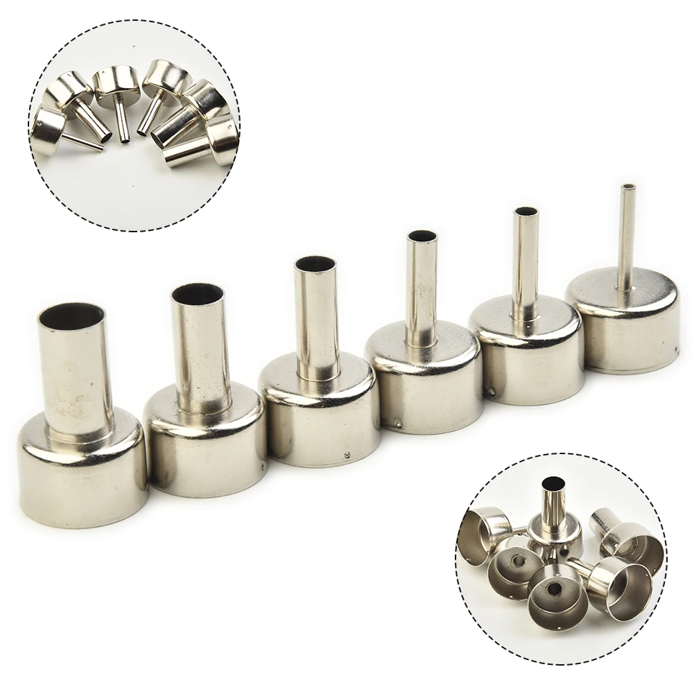 6Pcs/pack Universal Hot Air Station Round Nozzle Soldering Welding Tool For Hot Air Gun 85885A 858D 868 878 Heat Resistant 22mm
6Pcs/pack Universal Hot Air Station Round Nozzle Soldering Welding Tool For Hot Air Gun 85885A 858D 868 878 Heat Resistant 22mm