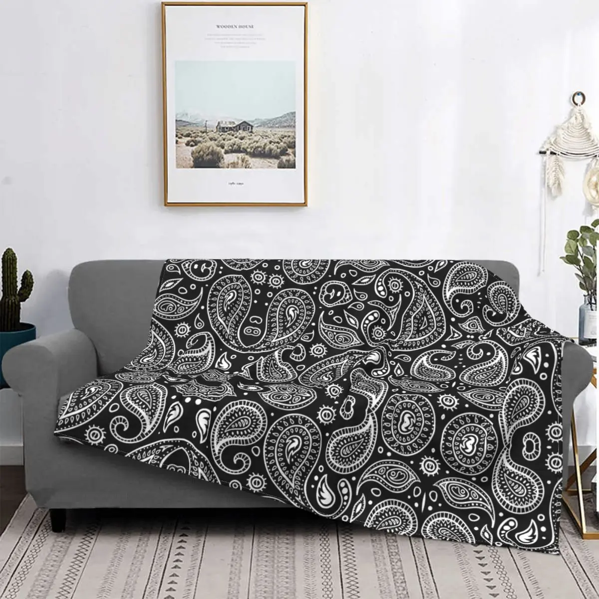 Bandana Paisley Pattern Blankets Flannel Throw Blanket Bed Sofa Printed Lightweight Bedspread
Bandana Paisley Pattern Blankets Flannel Throw Blanket Bed Sofa Printed Lightweight Bedspread