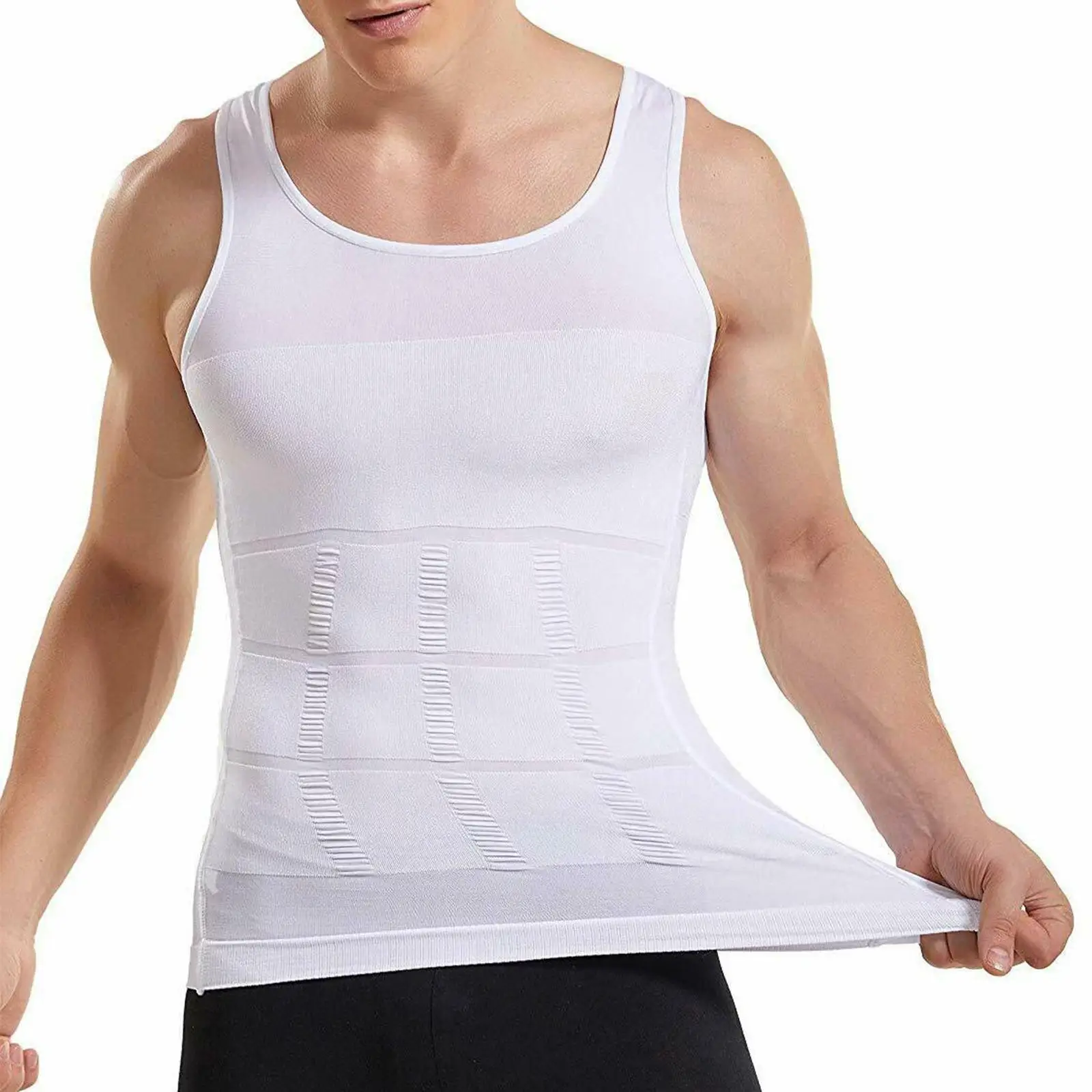 

Мужская рубашка для сжигания, мужской корсет, компрессионный уменьшающий для мужчин, обтягивающий мужской корсет для тела, нижнее белье для похудения, жира, живота