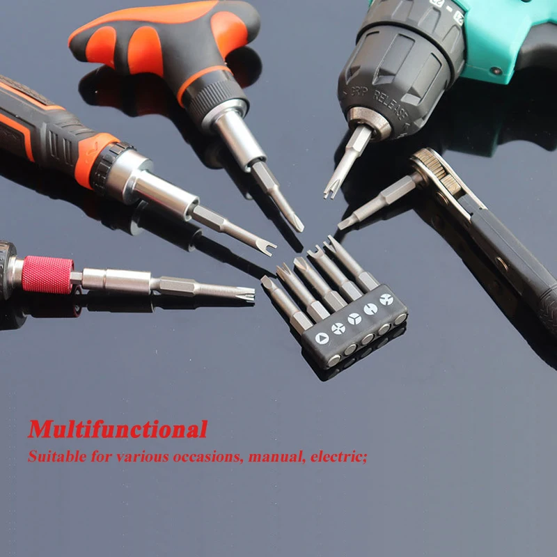 Shape Points Set Triangle 1/4 Cross Three Bit Screwdriver Special-shaped Screwdriver 5pcs Tool New Inner U-shaped 6.35mm
Shape Points Set Triangle 1/4 Cross Three Bit Screwdriver Special-shaped Screwdriver 5pcs Tool New Inner U-shaped 6.35mm