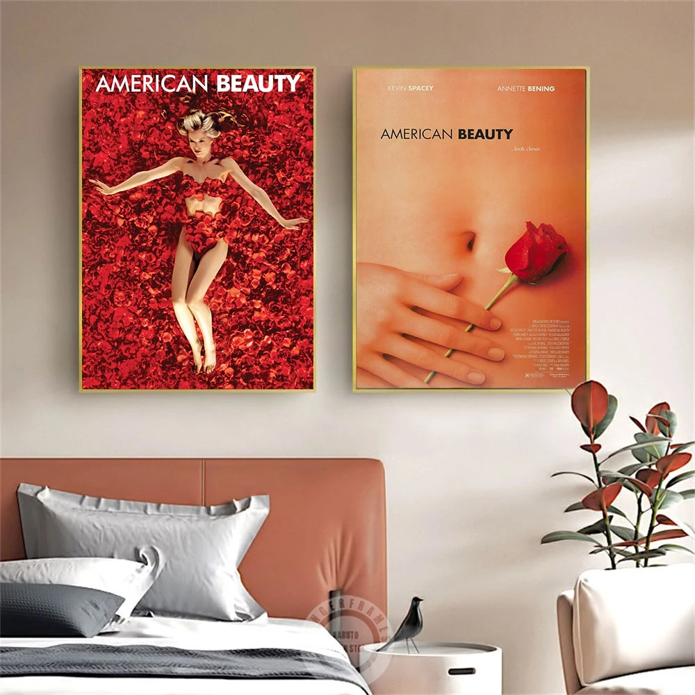 American Beauty Movie Poster Canvas Painting 1999 Romantic Drama Film Print Wall Art Picture Hotel Bedroom Bathroom Home Decor
American Beauty Movie Poster Canvas Painting 1999 Romantic Drama Film Print Wall Art Picture Hotel Bedroom Bathroom Home Decor