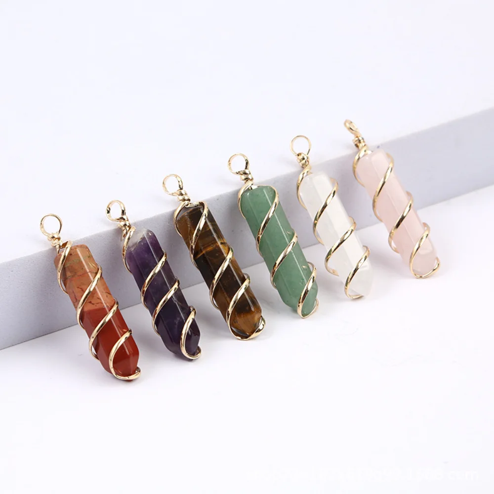 Natural Stone Tiger's Eye Amethyst Pendant Copper Wire Redstone Necklace Pendant Jewelry Making DIY Necklace Earring Accessories
Natural Stone Tiger's Eye Amethyst Pendant Copper Wire Redstone Necklace Pendant Jewelry Making DIY Necklace Earring Accessories