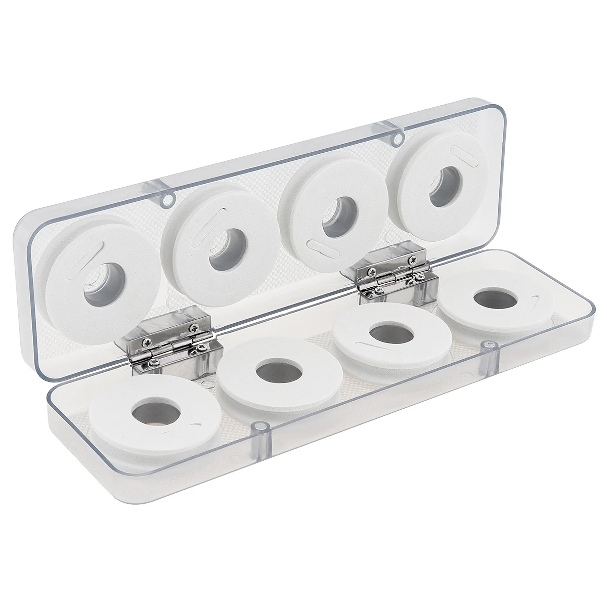 Transparent Fishing Main Line Box 8pcs Foam EVA Spools Round Hole Winding Board Fishing Line Shaft Bobbin Tackle Box
Transparent Fishing Main Line Box 8pcs Foam EVA Spools Round Hole Winding Board Fishing Line Shaft Bobbin Tackle Box