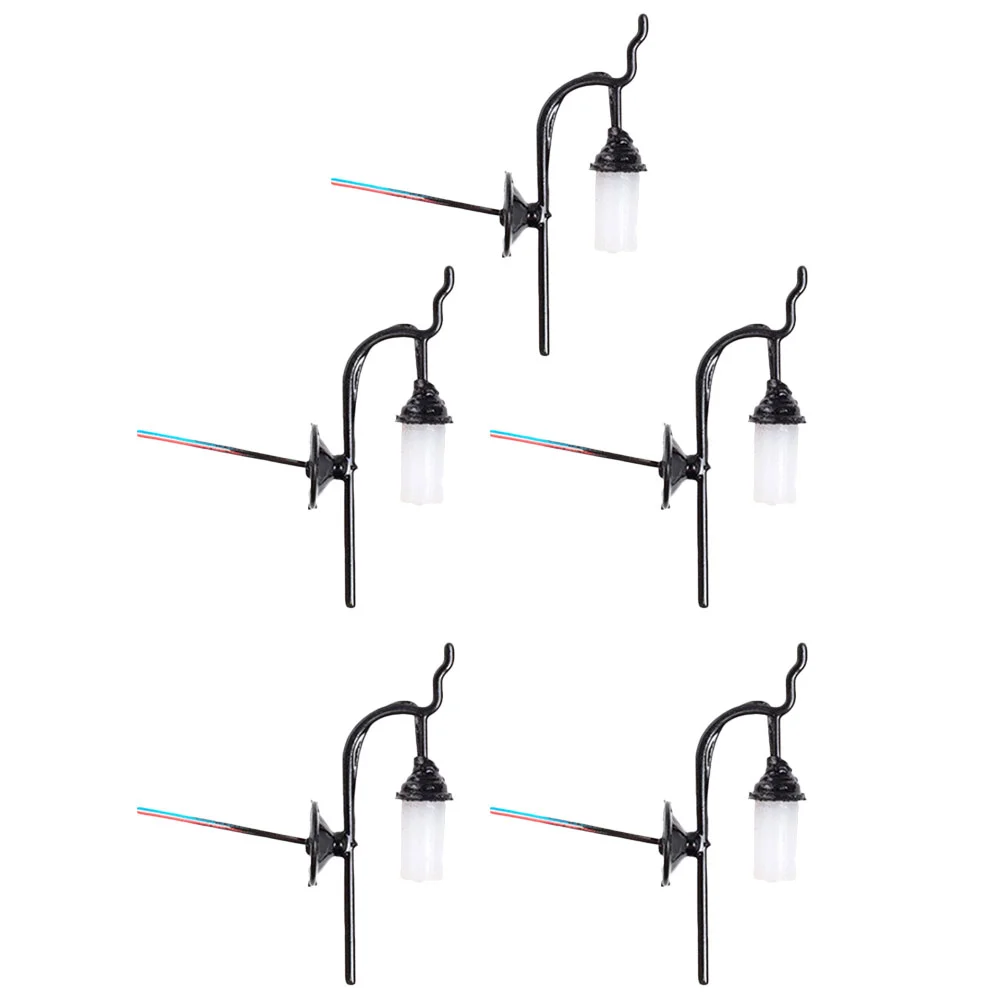 5 Pcs Blackl Mini Yard Lamp Sand Table Building Materials Small Wall Blackish Tiny Stainless Steel Plus Abs House
5 Pcs Blackl Mini Yard Lamp Sand Table Building Materials Small Wall Blackish Tiny Stainless Steel Plus Abs House