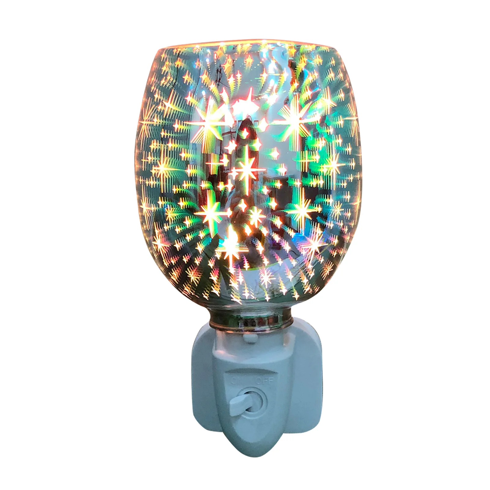 3D Glass Electric Wax Melt Warmer Plug-in Fragrance Warmer Wax Tart Burner Scent Night Light Star Effect Aroma Decorative Lamp
3D Glass Electric Wax Melt Warmer Plug-in Fragrance Warmer Wax Tart Burner Scent Night Light Star Effect Aroma Decorative Lamp