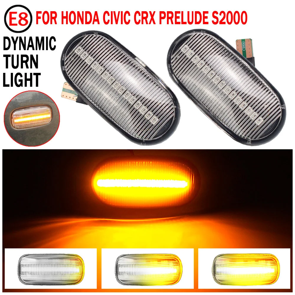 Dynamic Flowing Water Blinker Led Side Marker Turn Signal Light For Honda Accord Civic CRX Prelude S2000 Del Sol Fit Integra
Dynamic Flowing Water Blinker Led Side Marker Turn Signal Light For Honda Accord Civic CRX Prelude S2000 Del Sol Fit Integra