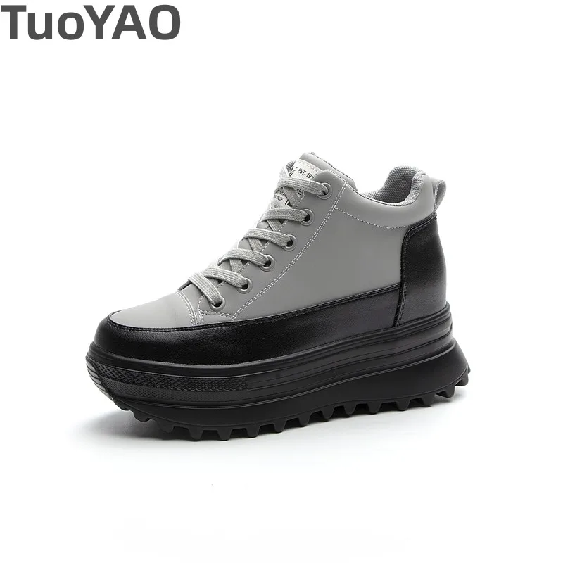 6.5cm Genuine Leather Wedge Sneakers New Women Spring Women's Pumps Autumn Chunky Shoes Breathable Leisure Women Ankle Boots
6.5cm Genuine Leather Wedge Sneakers New Women Spring Women's Pumps Autumn Chunky Shoes Breathable Leisure Women Ankle Boots