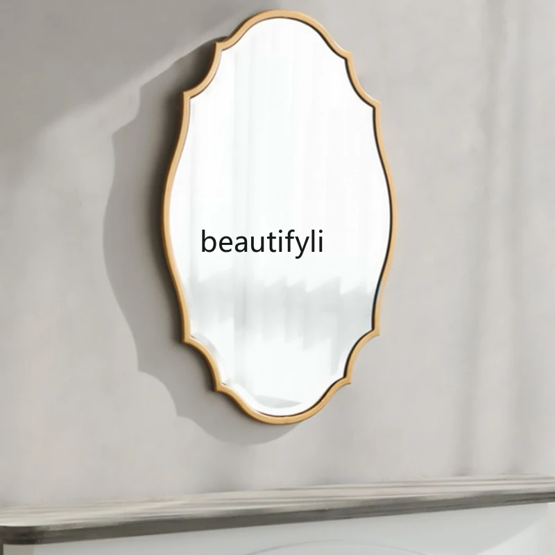 LBX Retro Dresser Cosmetic Mirror Light Luxury American Wall Hanging Decorative Mirror French Bathroom Mirror
LBX Retro Dresser Cosmetic Mirror Light Luxury American Wall Hanging Decorative Mirror French Bathroom Mirror