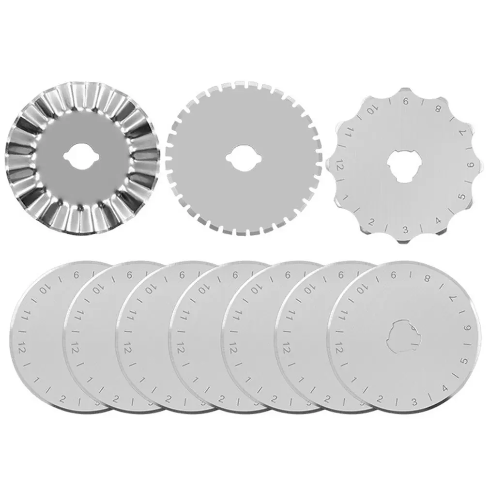 Rotary Blades 45mm Paper Cutter Knitting Circular Cutting Patchwork Leather Sewing Crafts Rotary Cutter Replacement Blades
Rotary Blades 45mm Paper Cutter Knitting Circular Cutting Patchwork Leather Sewing Crafts Rotary Cutter Replacement Blades