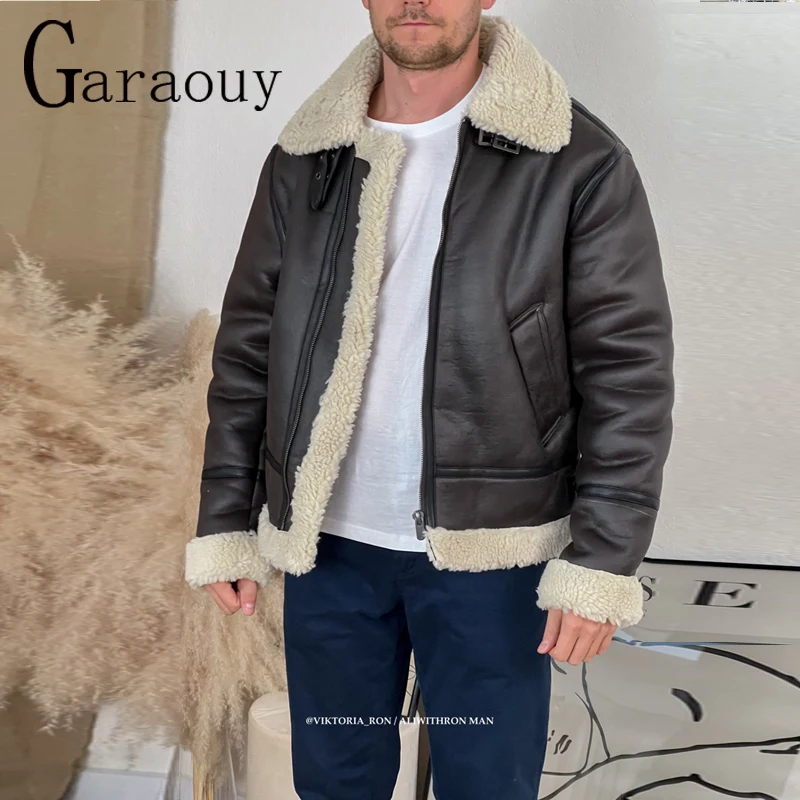 Garaouy 2022 New Autumn Winter Men Casual Will Be Thickened And Kept Warm Imitation Lamb Jacket Stand-Up Collar All-Match Coat
Garaouy 2022 New Autumn Winter Men Casual Will Be Thickened And Kept Warm Imitation Lamb Jacket Stand-Up Collar All-Match Coat