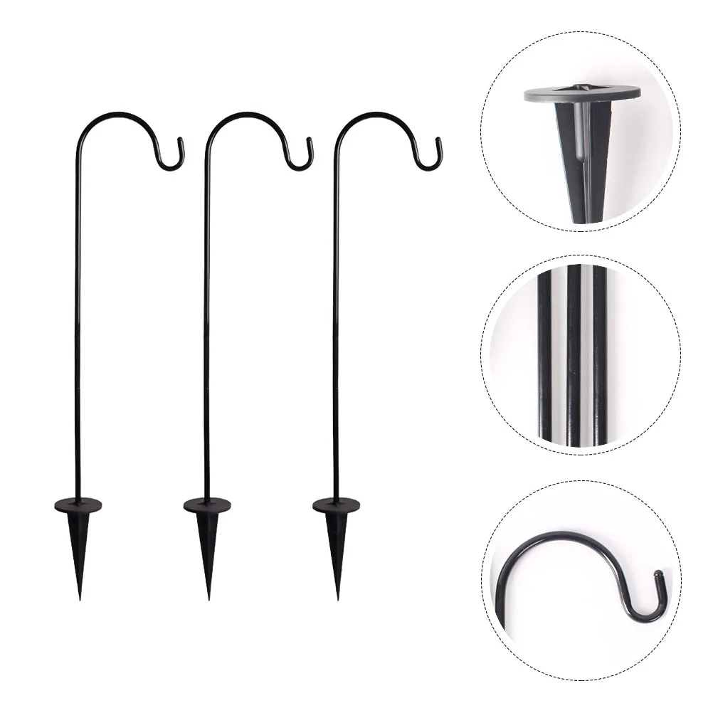 3 Pcs Iron Floor Plug Shepherd Hook Lantern Heavy Duty Outdoor Solar Lights Courtyard Hanging Decorative Basket Shepherds
3 Pcs Iron Floor Plug Shepherd Hook Lantern Heavy Duty Outdoor Solar Lights Courtyard Hanging Decorative Basket Shepherds