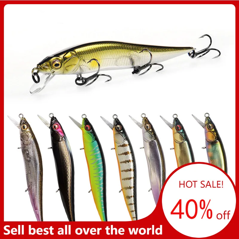 Luya Bait Floating Mino Simulation Hard Bait Fake Bait Fish Bait 97mm/9g Long throw Sea Fishing Tipping 9097
Luya Bait Floating Mino Simulation Hard Bait Fake Bait Fish Bait 97mm/9g Long throw Sea Fishing Tipping 9097