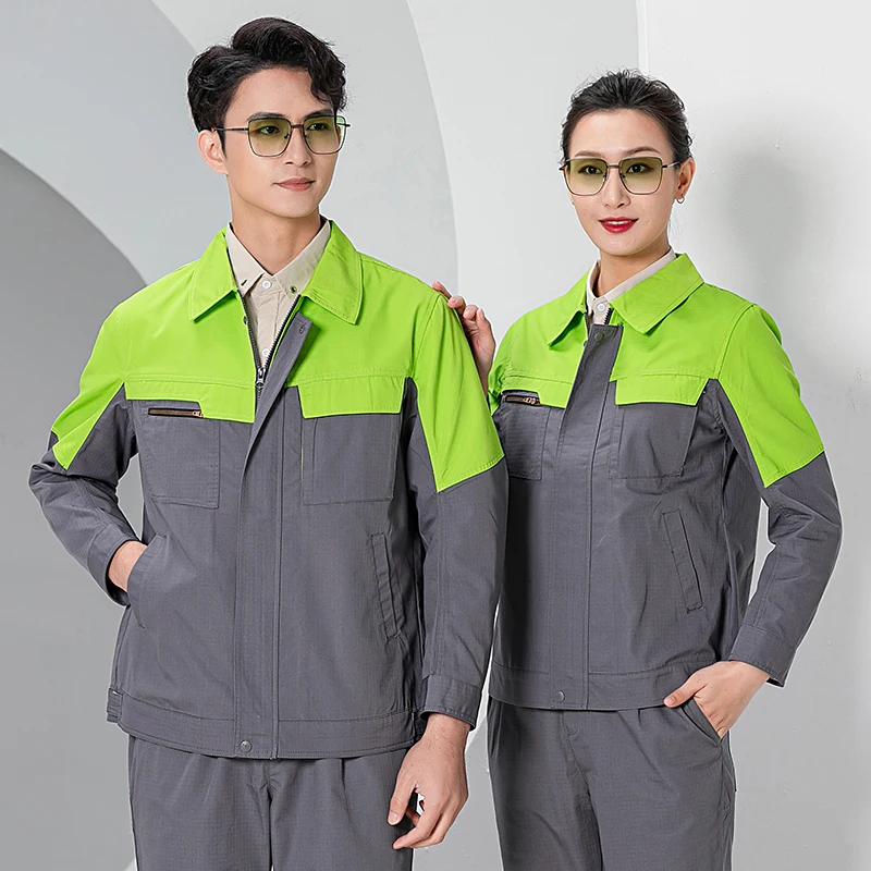 Four Seasons Men's Auto Repair Factory Customize Logo Wear-resistant Jacket Trousers 2 Pieces Set Workshop Uniforms
Four Seasons Men's Auto Repair Factory Customize Logo Wear-resistant Jacket Trousers 2 Pieces Set Workshop Uniforms