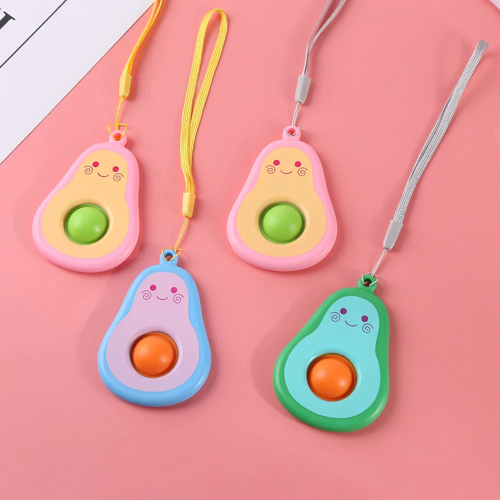 Stress Relief Toy Kids Avocado Pendant Sensory Anti-Stress Autism Push Bubble Relaxing Game Pendant Environmentally
Stress Relief Toy Kids Avocado Pendant Sensory Anti-Stress Autism Push Bubble Relaxing Game Pendant Environmentally